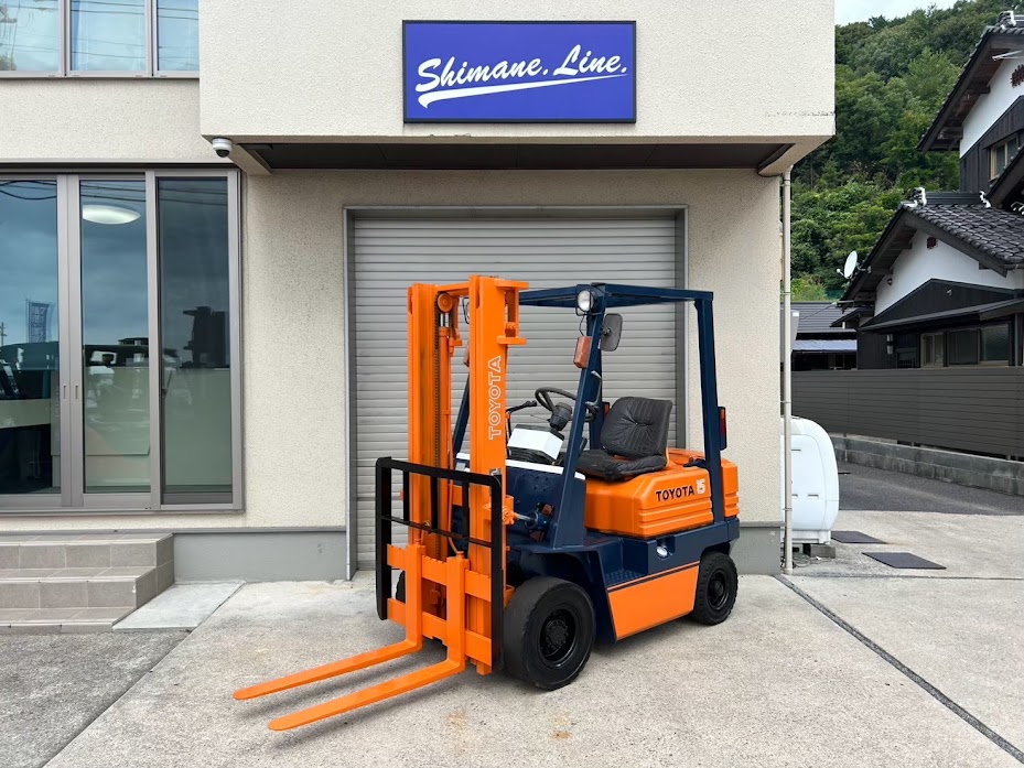 トヨタ　5FGL15　1.5t　ノーパンクタイヤ